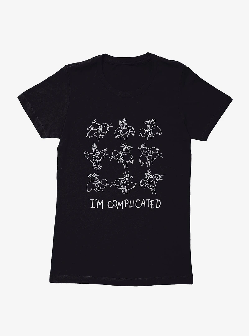 Looney Tunes Sylvester Complicated Womens T-Shirt