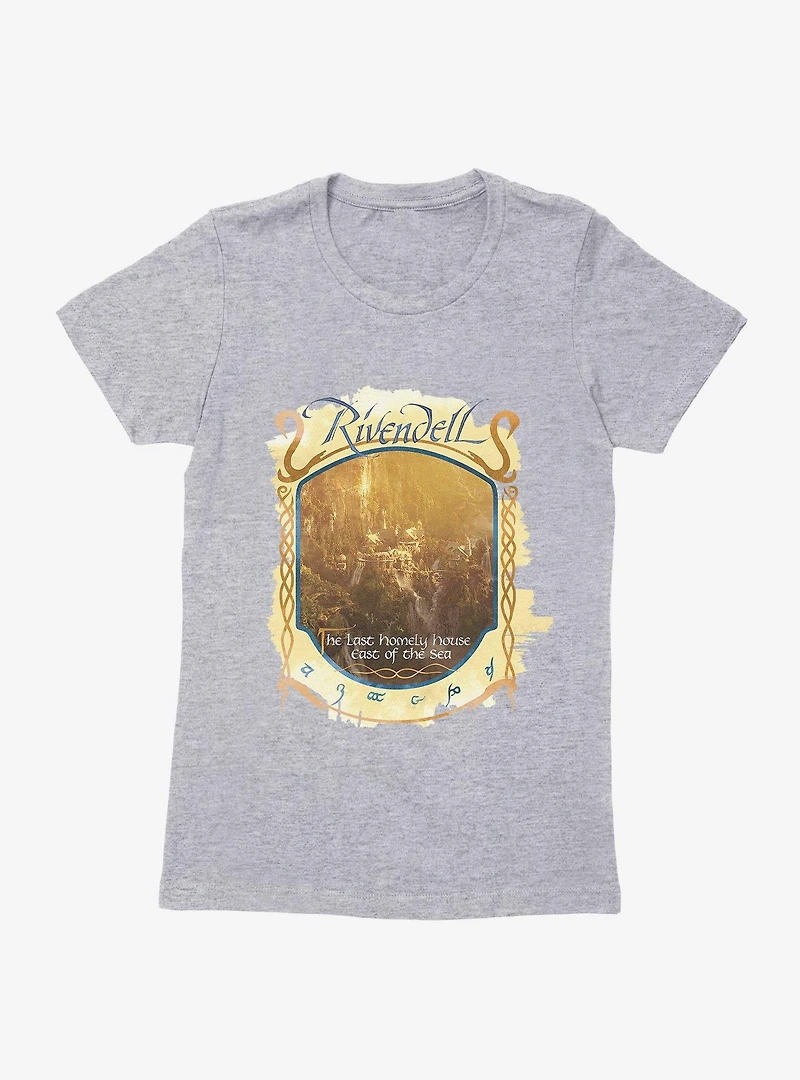 The Hobbit Rivendell Womens T-Shirt