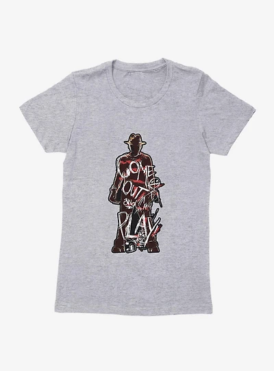 A Nightmare On Elm Street Come Out And Play Womens T-Shirt