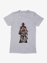 A Nightmare On Elm Street Come Out And Play Womens T-Shirt