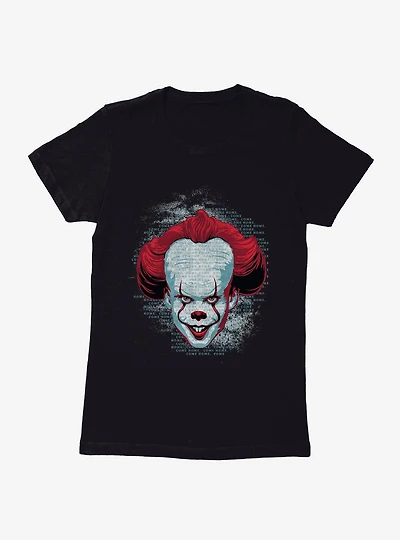 IT Chapter Two Pennywise Come Home Script Womens T-Shirt