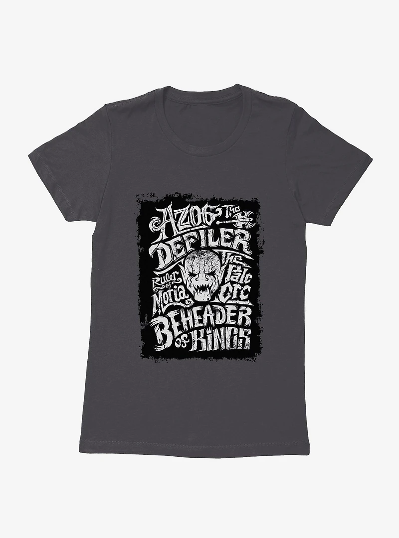 The Hobbit: Battle Of Five Armies Azog Beheader Kings Womens T-Shirt