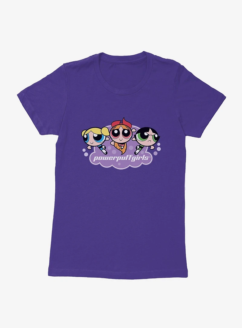 The Powerpuff Girls Team Logo Womens T-Shirt