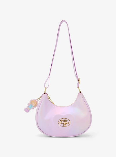 Loungefly Polly Pocket Iridescent Crossbody Bag with Charm - BoxLunch Exclusive