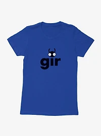 Invader Zim Gir Script Womens T-Shirt