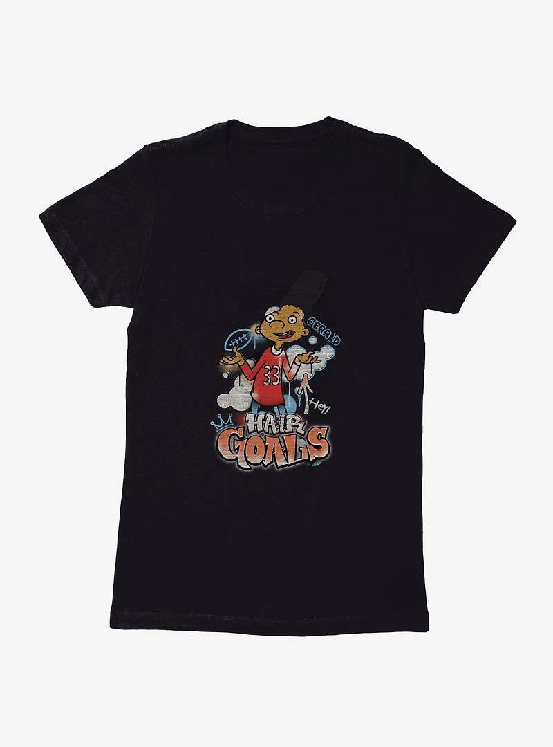 Hey Arnold! Gerald Hair Goals Womens T-Shirt