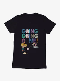 Hey Arnold! Baseball Going Gone Womens T-Shirt