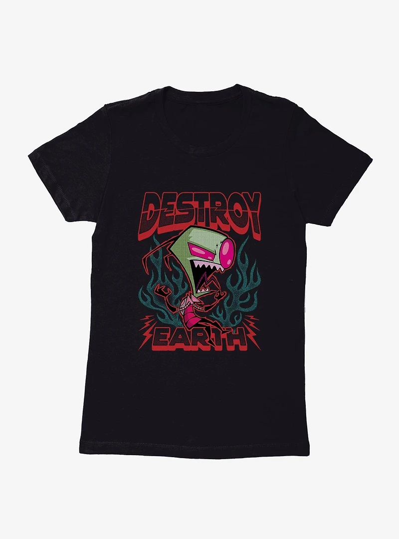 Invader Zim Destroy Womens T-Shirt
