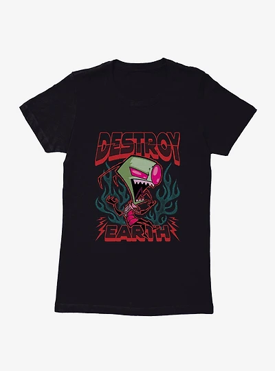 Invader Zim Destroy Womens T-Shirt