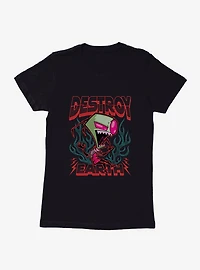 Invader Zim Destroy Womens T-Shirt