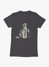 The Legend of Korra and Naga Womens T-Shirt