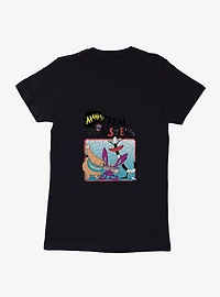 Aaahh!!! Real Monsters Group Pose Womens T-Shirt