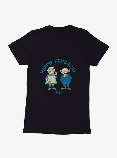 Rugrats Ben And Didi Boris Happy Hanukkah Womens T-Shirt