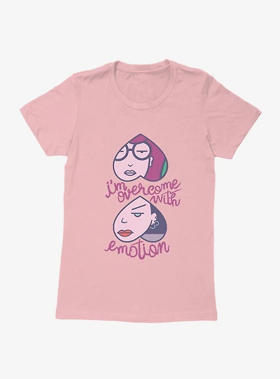 Daria Overcome with Emotion BFF Hearts Womens T-Shirt
