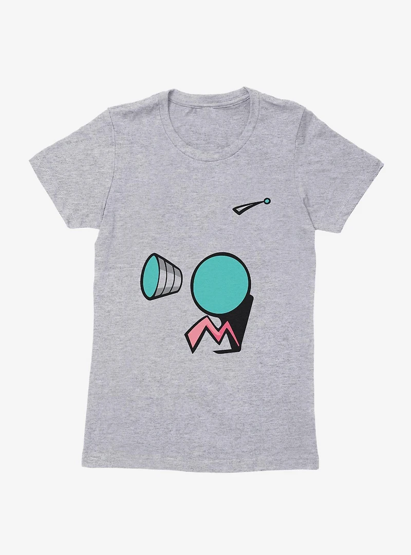 Invader Zim Big Face Screaming Womens T-Shirt