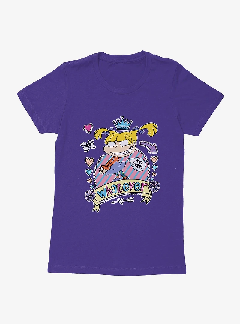 Rugrats Angelica Whatever, Not Sorry Womens T-Shirt