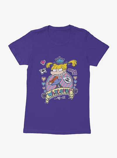 Rugrats Angelica Whatever, Not Sorry Womens T-Shirt