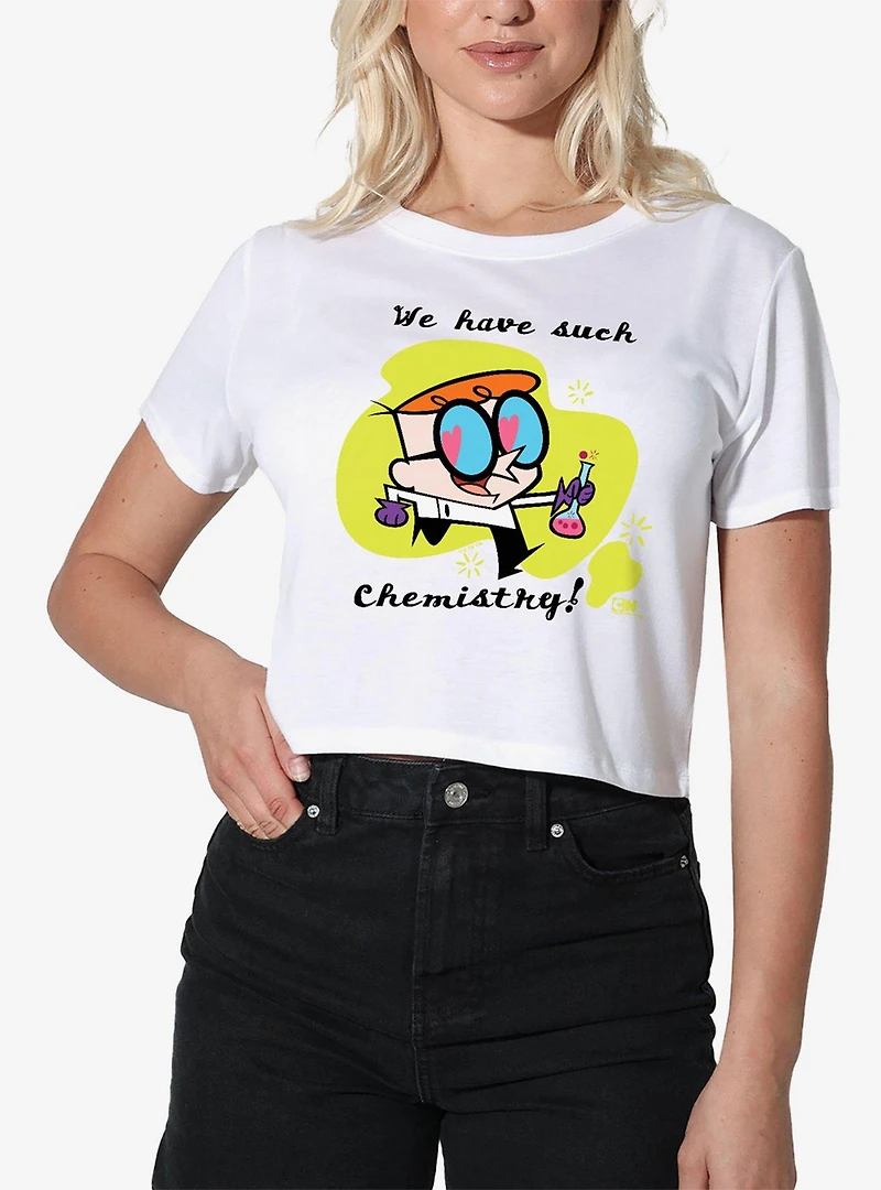 Dexter's Laboratory We Have Such Chemistry Women's Crop Top T-Shirt