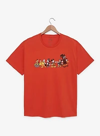 Disney Mickey Mouse & Friends Halloween Costumes Embroidered Women's Plus T-Shirt - BoxLunch Exclusive