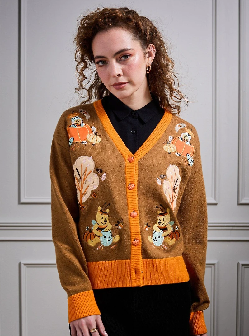 Disney Winnie the Pooh Pumpkin Women's Cardigan - BoxLunch Exclusive