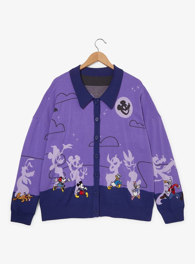 Disney Mickey & Friends Halloween Parade Women's Plus Glow-in-the-Dark Cardigan - BoxLunch Exclusive