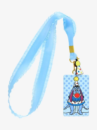 Loungefly Disney Winnie the Pooh Eeyore Clown Ribbon Lanyard — BoxLunch Exclusive