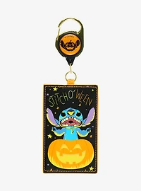 Loungefly Disney Lilo & Stitch Stitch O' Ween Pumpkin Retractable Lanyard — BoxLunch Exclusive