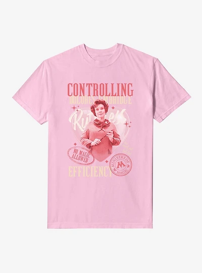 Harry Potter Controlling Dolores Umbridge Garment Dye T-Shirt