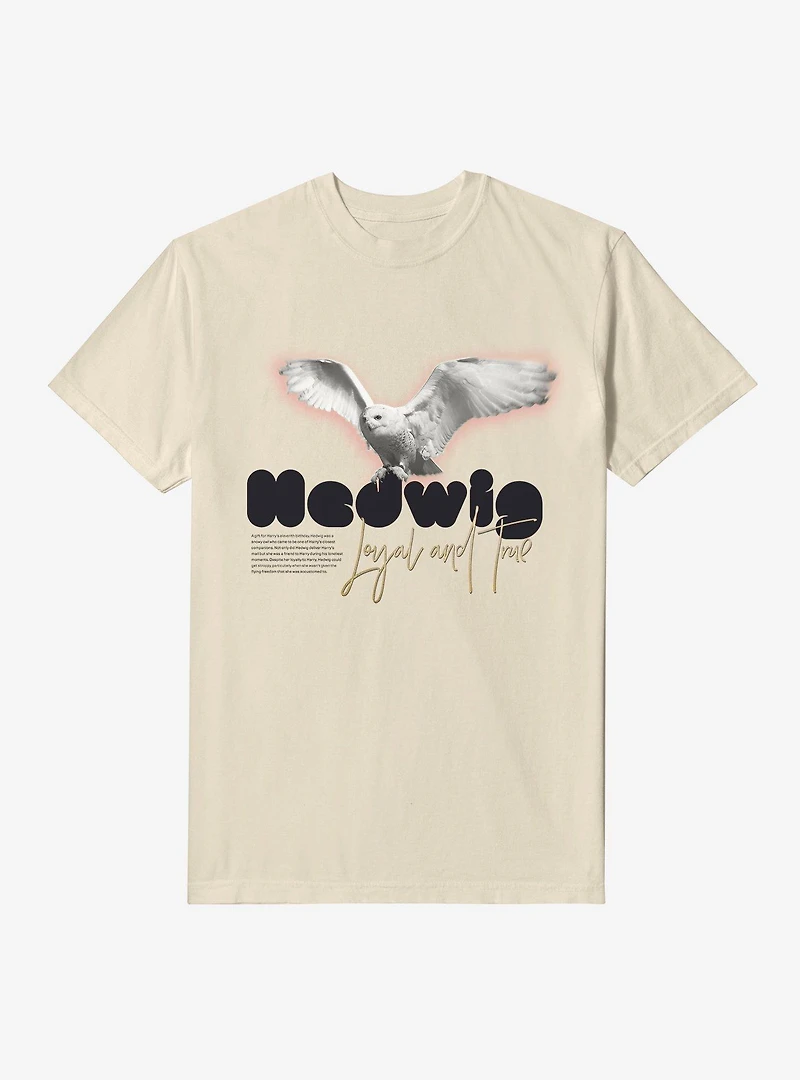 Harry Potter Hedwig Loyal Garment Dye T-Shirt