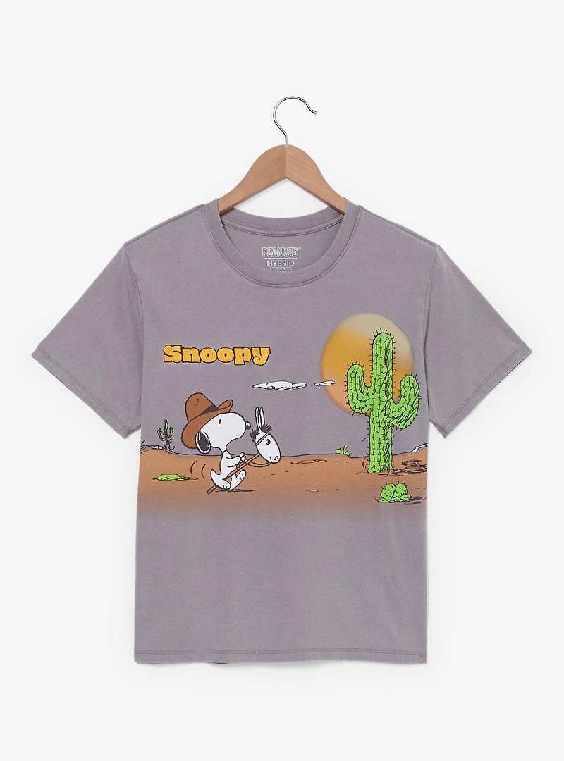 Peanuts Snoopy Cowboy Scene T-Shirt - BoxLunch Exclusive
