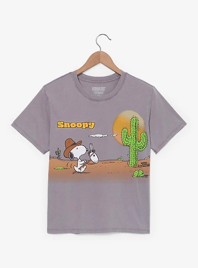 Peanuts Snoopy Cowboy Scene T-Shirt - BoxLunch Exclusive