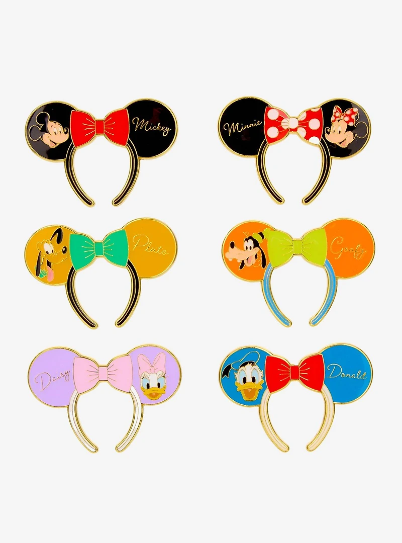 Loungefly Disney Mickey Mouse & Friends Mickey Ears Blind Box Enamel Pin - BoxLunch Exclusive