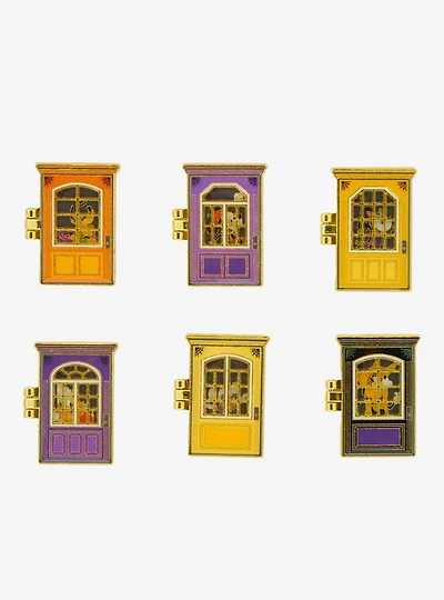 Loungefly Disney Mickey Mouse & Friends Trick-or-Treat Doors Hinged Blind Box Enamel Pin - BoxLunch Exclusive