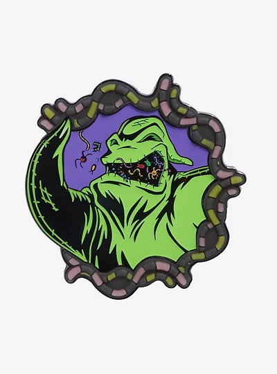 Loungefly Disney The Nightmare Before Christmas Oogie Boogie Glow-in-the-Dark Limited Edition Enamel Pin - BoxLunch Exclusive