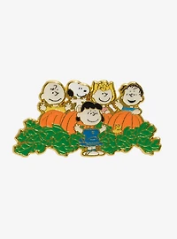Loungefly Peanuts Pumpkin Patch Scene Enamel Pin - BoxLunch Exclusive