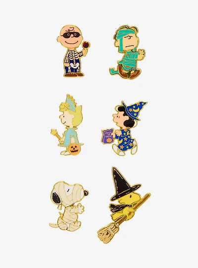Loungefly Peanuts Characters Halloween Costumes Blind Box Enamel Pin — BoxLunch Exclusive