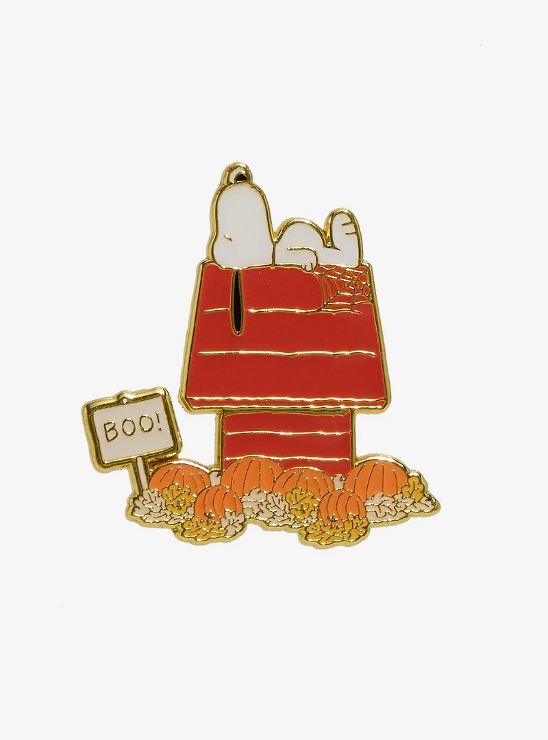 Loungefly Peanuts Snoopy Halloween Doghouse Enamel Pin - BoxLunch Exclusive