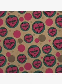 I Tolerate U Love You Premium Kraft Wrapping Paper