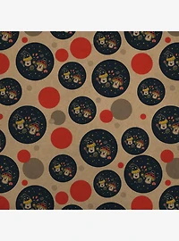 Magic Mushrooms Premium Kraft Wrapping Paper