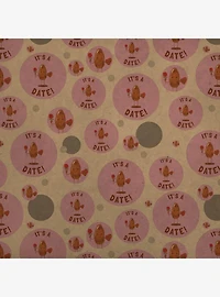 It's A Date Love Rose Candy Premium Kraft Wrapping Paper