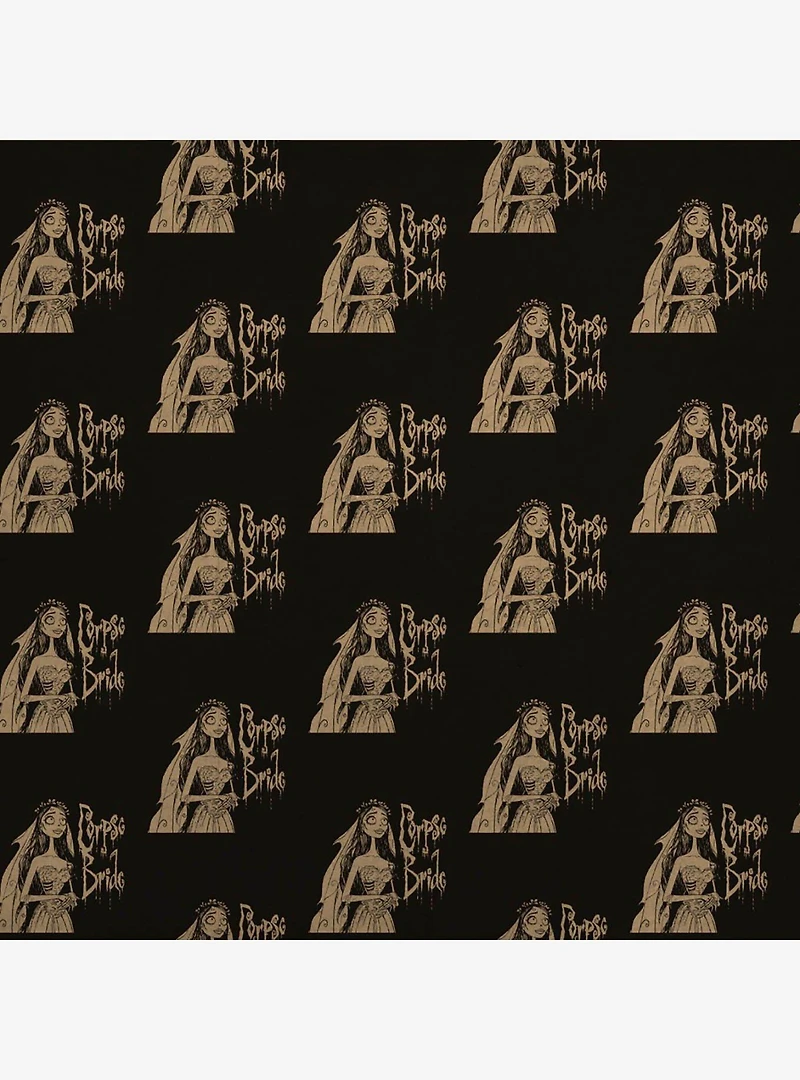 Corpse Bride Logo and Silhouette Dark Premium Kraft Wrapping Paper