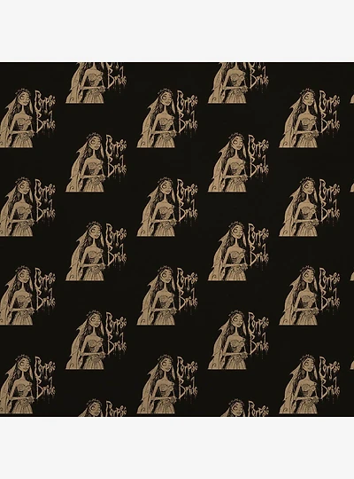 Corpse Bride Logo and Silhouette Dark Premium Kraft Wrapping Paper