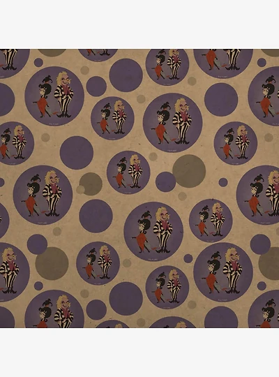 Beetlejuice Animated Series Beetlejuice and Lydia Wrapping Paper