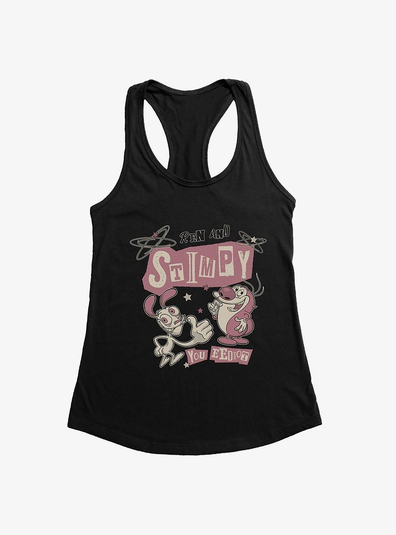 The Ren & Stimpy Show You Eediot Womens Tank Top