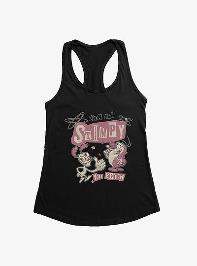 The Ren & Stimpy Show You Eediot Womens Tank Top