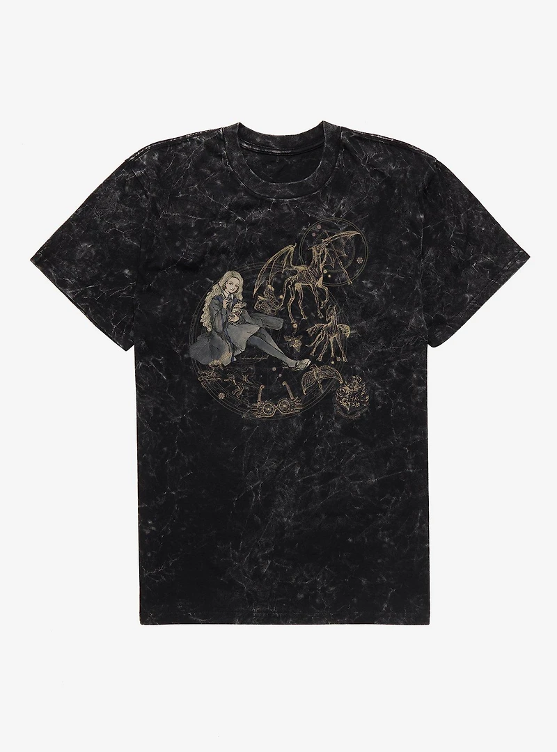 Harry Potter Luna Lovegood Beasts Mineral Wash T-Shirt