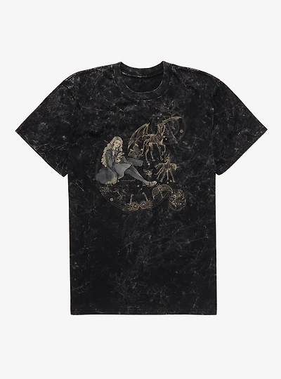 Harry Potter Luna Lovegood Beasts Mineral Wash T-Shirt