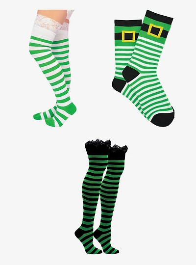 St. Patrick's Day 3-Pair Socks