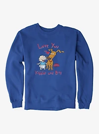 Rugrats Spike And Tommy I Love You To Kibbles Bits Sweatshirt