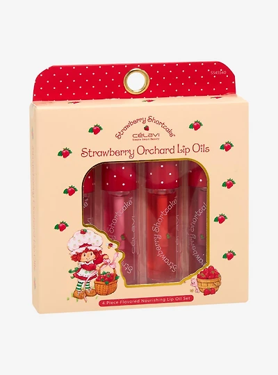 Célavi Strawberry Shortcake Strawberry Orchard Lip Oil Set